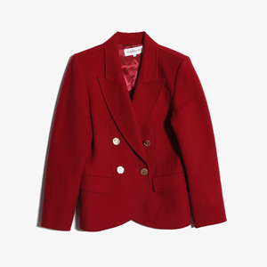 [중고] YVES SAINT LAURENT   [입생로랑 캐시미어혼방 자켓]  [Women M / Color - RED]