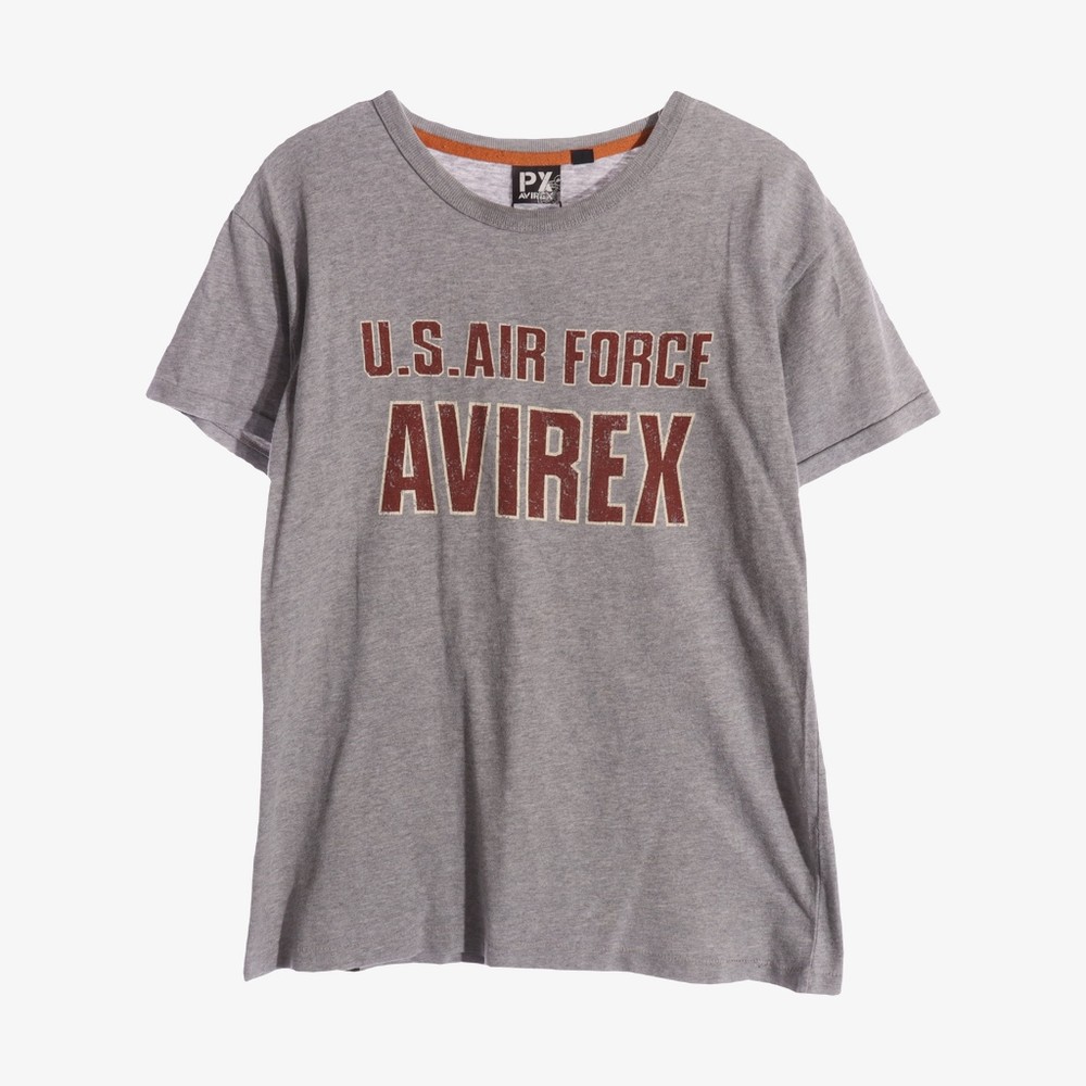 AVIREX (V)- 아비렉스 코튼 100% 프린팅 티셔츠 - M