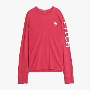 [중고] ABERCROMBIE &amp; FITCH   [아베크롬비 티셔츠]  [Man XL / Color - RED]
