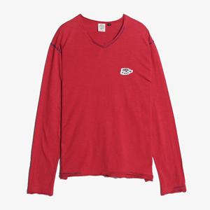 [중고] KU USA   [KU USA 티셔츠]  [Man L / Color - RED]