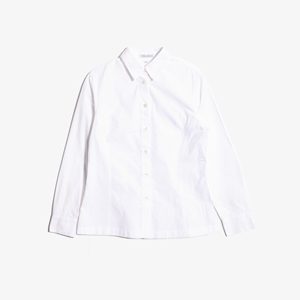 [중고] BURBERRYS   [버버리 드레스 셔츠]  [Women S(160) / Color - WHITE]