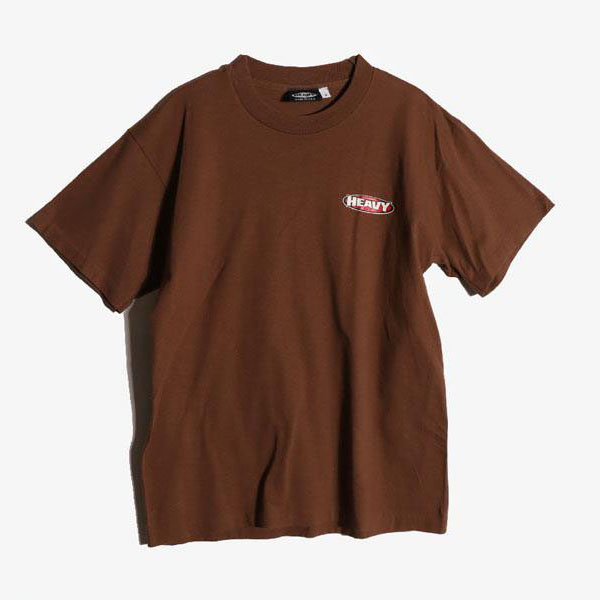 HEAVY -  코튼 라운드 티셔츠   Made In Usa  Man M