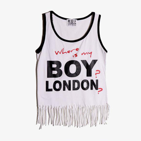 BOY LONDON - 보이런던 코튼 슬리브리스 티셔츠   Women M