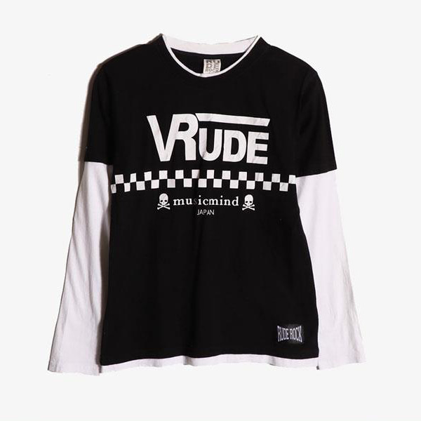 RUDE ROCK -  코튼 레이어드 티셔츠   Women M
