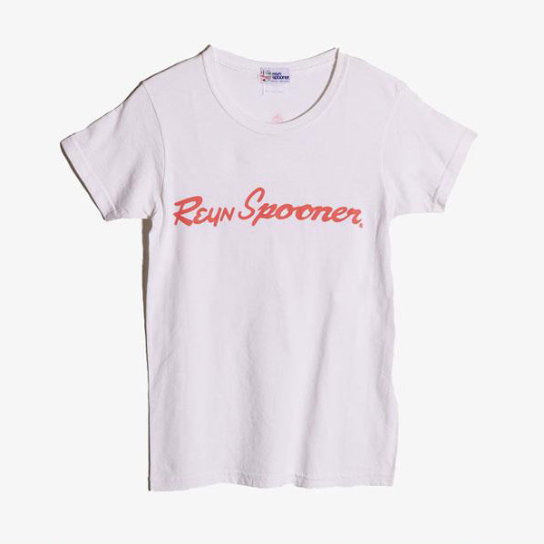 REYN SPOONER - 린 스푸너 코튼 라운드 티셔츠   Women XS
