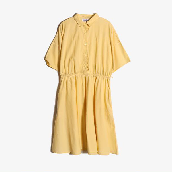 THE AMERICAN SHIRT DRESS -  코튼 폴리 셔츠 원피스   Made In Usa  Women L