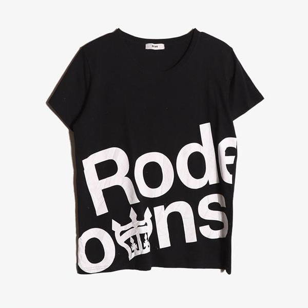 RODEO CROWNS - 로데오 크라운 코튼 폴리 티셔츠   Women Free