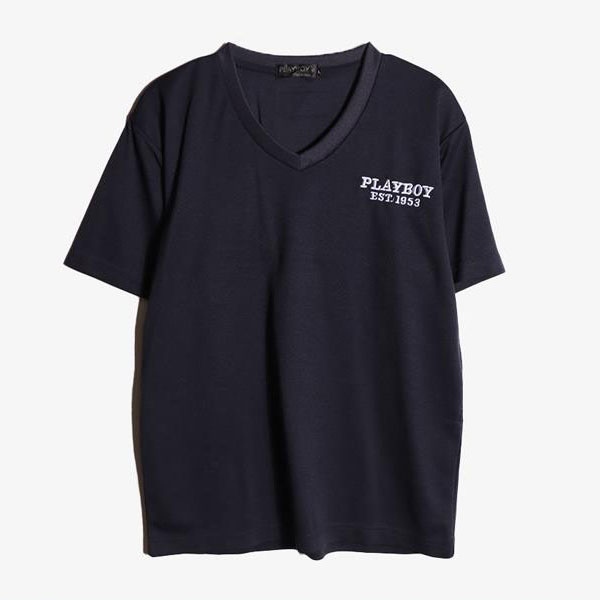 PLAYBOY COLLECTION - 플레이보이 폴리 브이넥 티셔츠   Man L