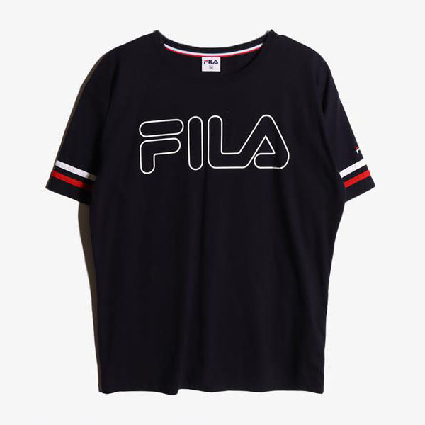 FILA - 휠라 코튼 폴리 라운드 티셔츠   Man M