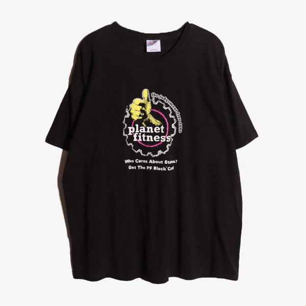 HANES - 해인즈 코튼 라운드 티셔츠   Man XL