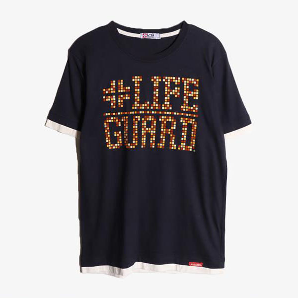 LIFE GUARD - 라이프가드 코튼 라운드 티셔츠   Man M