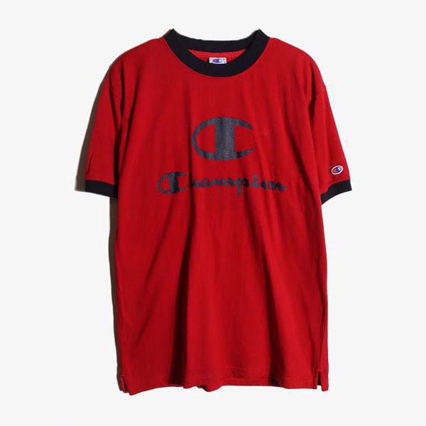 CHAMPION - 챔피온 코튼 라운드 티셔츠   Man L