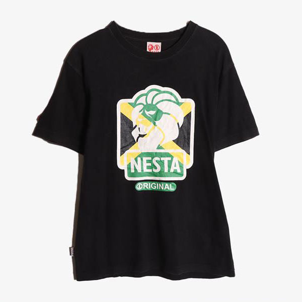 NESTA BRAND -  코튼 라운드 티셔츠   Man S