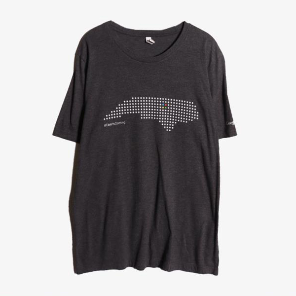 CANVAS -  코튼 폴리 라운드 티셔츠   Man XL