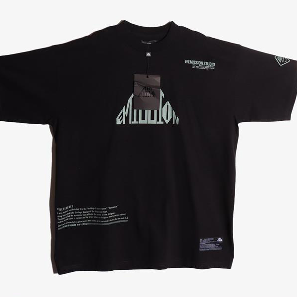 EMISSION -  코튼 라운드 티셔츠 (새 제품)  Man XXL