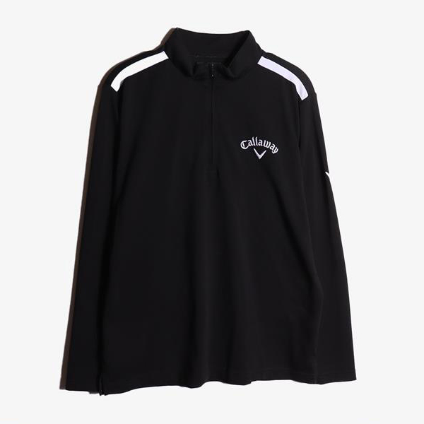 CALLAWAY - 캘러웨이 폴리 하프집업 티셔츠   Man L
