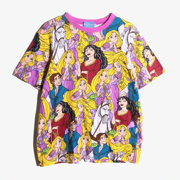DISNEY - 디즈니 코튼 라운드 캐릭터 티셔츠   Women M