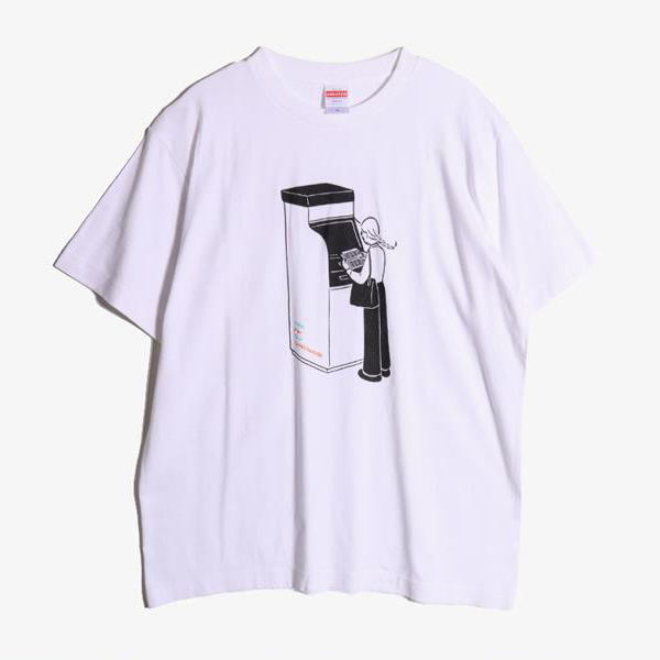 UNITED ATHLE - 어센틱 어페럴 코튼 라운드 티셔츠   Man M