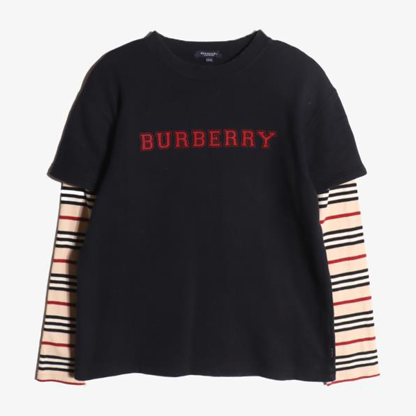 BURBERRY - 버버리 코튼 레이어드 티셔츠   Kids 150