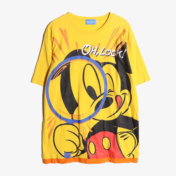 DISNEY - 디즈니 코튼 캐릭터 티셔츠   Man XL