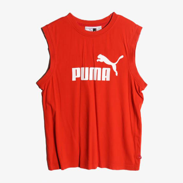 PUMA - 퓨마 코튼 슬리브리스 티셔츠   Man M