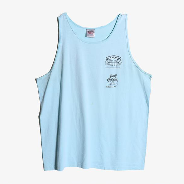ONEITA -  코튼 슬리브리스 티셔츠   Made In USA  Man XL