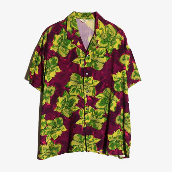 JPN -  레이온 하와이안 셔츠   Man L
