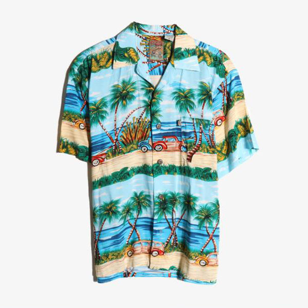 PINEAPPLE CONNECTION -  레이온 하와이안 셔츠   Man M