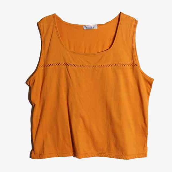 FRANCAISE -  코튼 슬리브리스 티셔츠   Women 5L
