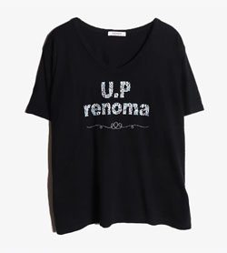 RENOMA - 레노마 코튼 라운드 티셔츠   Women 3L