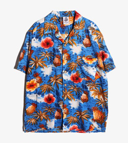 KENNIGTON -  폴리 하와이안 셔츠   Man L