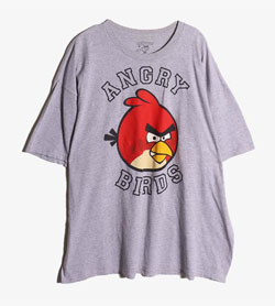 ANGRY BIRDS -  코튼 라운드 티셔츠   Man 2XL