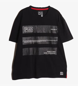 RYZ -  코튼 폴리 라운드 티셔츠   Man L
