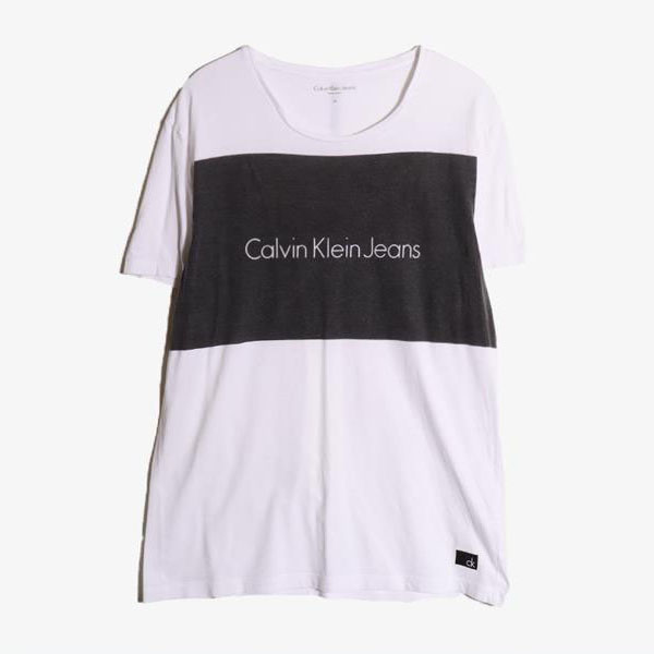 CALVIN KLEIN JEANS - 캘빈클라인 진스 코튼 티셔츠   Man M